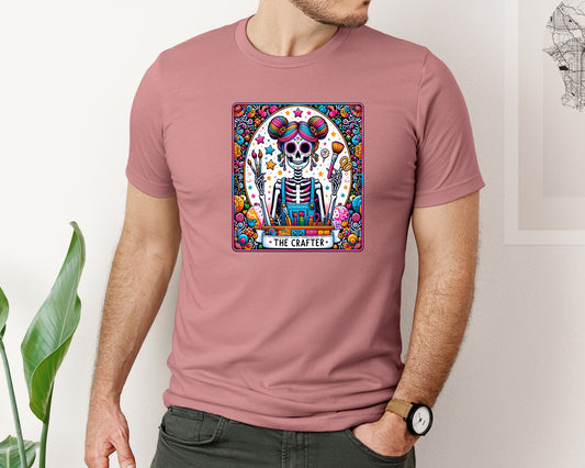 The Crafter Tarot Card Crafting Graphic T-Shirt