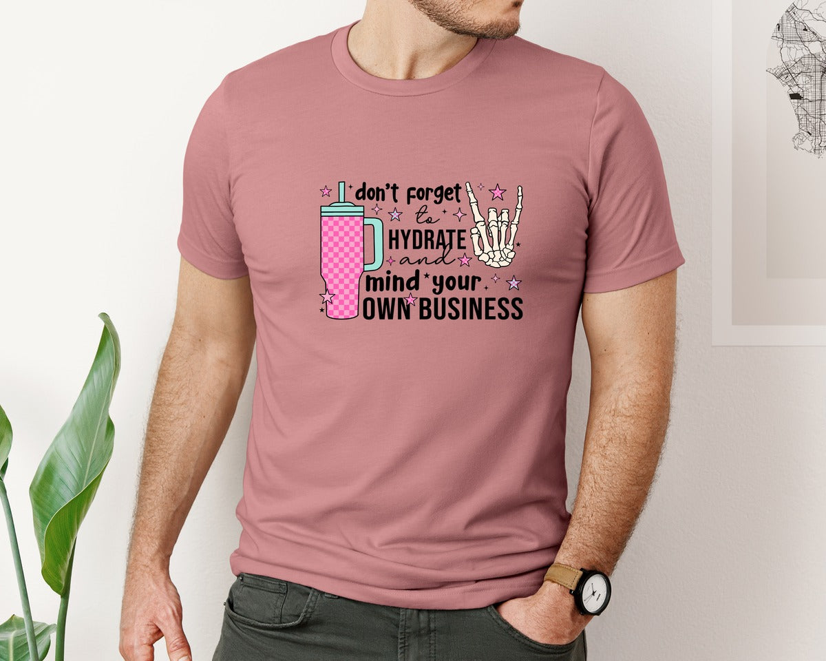 brand:Bella Canvas|color:Heather Mauve|Funny Sarcastic Skeleton 12 Graphic T-Shirt