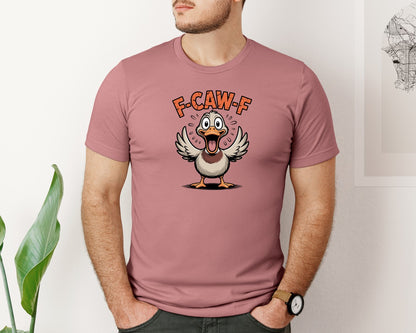 brand:Bella Canvas|color:Heather Mauve|Funny Duck Halloween T Shirt Design Graphic T-Shirt