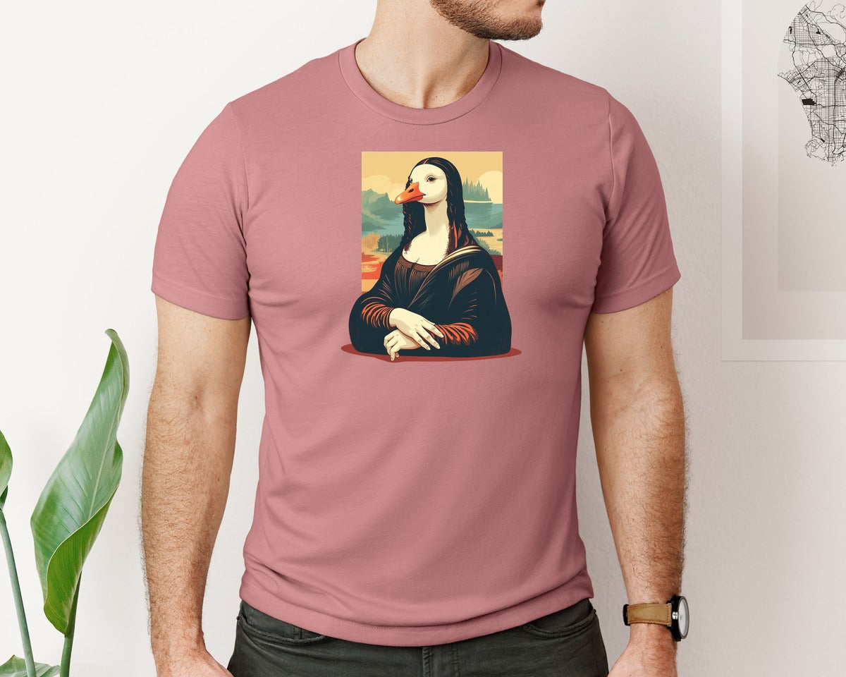brand:Bella Canvas|color:Heather Mauve|Geese Sublimations Graphic T-Shirt