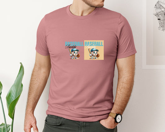 Baseball Buddy Cute Mascot Graphic T-Shirt