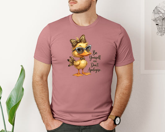 Cute Stylish Duck Funny Design Graphic T-Shirt