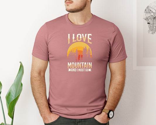 Wild Life Experience Mountain Hiking Tee 3 Graphic T-Shirt