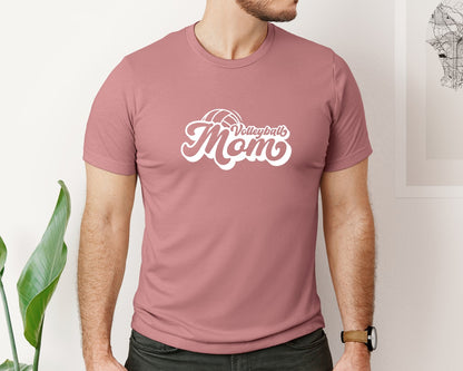 brand:Bella Canvas|color:Heather Mauve|Volleyball Mom 31 Graphic T-Shirt