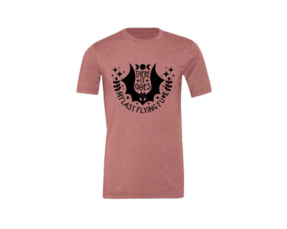 brand:Generic|color:Heather Mauve|There It Goes My Last Flying Fck 3 Graphic T-Shirt