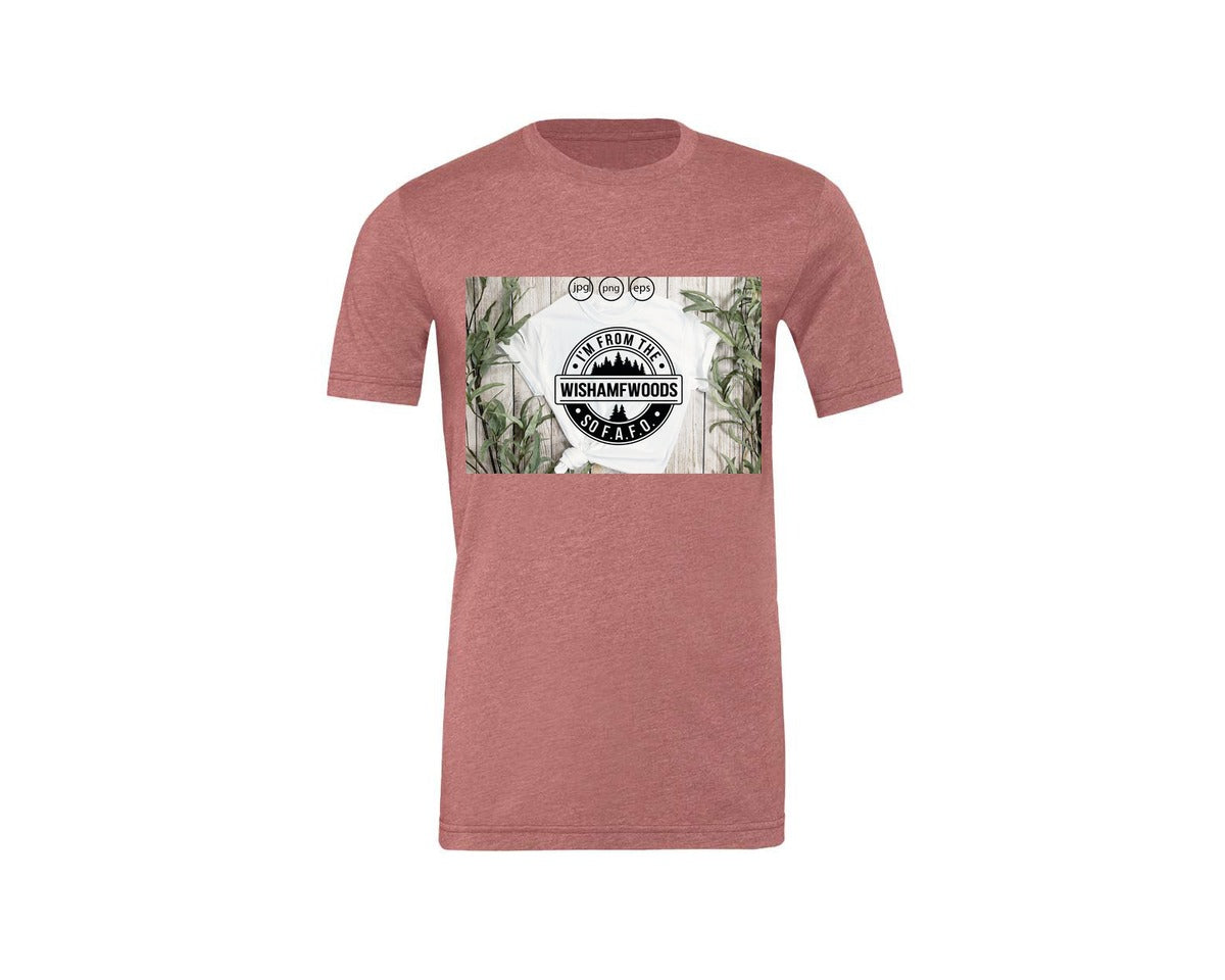 brand:Generic|color:Heather Mauve|Im From The Wishamfwoods So Fafo 2 Graphic T-Shirt