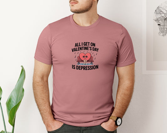 Broken Heart Valentine Design File Graphic T-Shirt