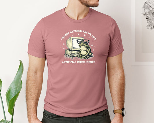 Nobody Understands Me Like Ai Frog Shirt Graphic T-Shirt