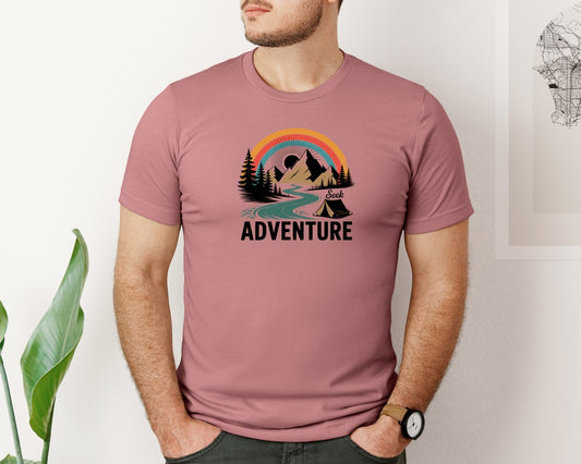 Camping Seek Adventure Shirt Graphic T-Shirt