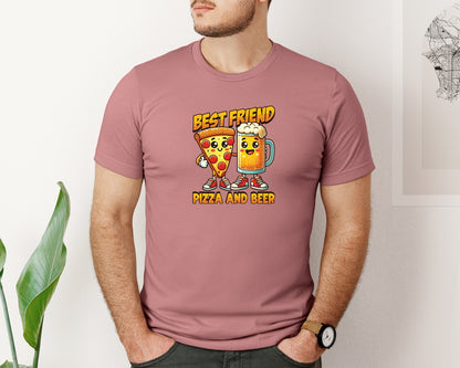 brand:Bella Canvas|color:Heather Mauve|Funny Beer Drinking T Shirt Design 7 Graphic T-Shirt