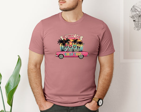 Skeleton Road Trip Graphic T-Shirt