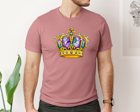 Mardi Gras Crown Mardi Gras Queen Graphic T-Shirt