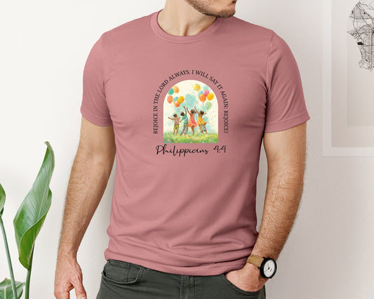Christian Bible Verse Philippians 44 Graphic T-Shirt