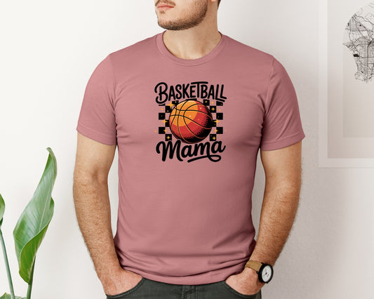 Basketball Mama Retro Basketball Mom Graphic T-Shirt