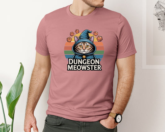 Dungeon Meowster Cat Dungeons And Dragon Graphic T-Shirt