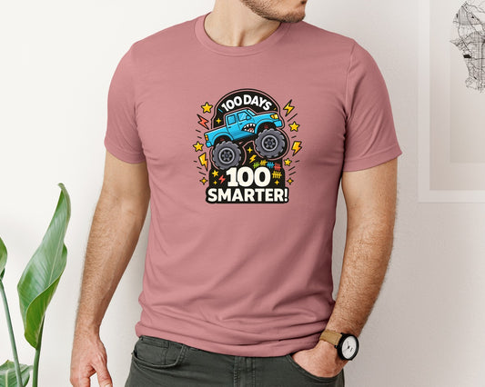 100 Days 100 Smarter Shirt Design Graphic T-Shirt