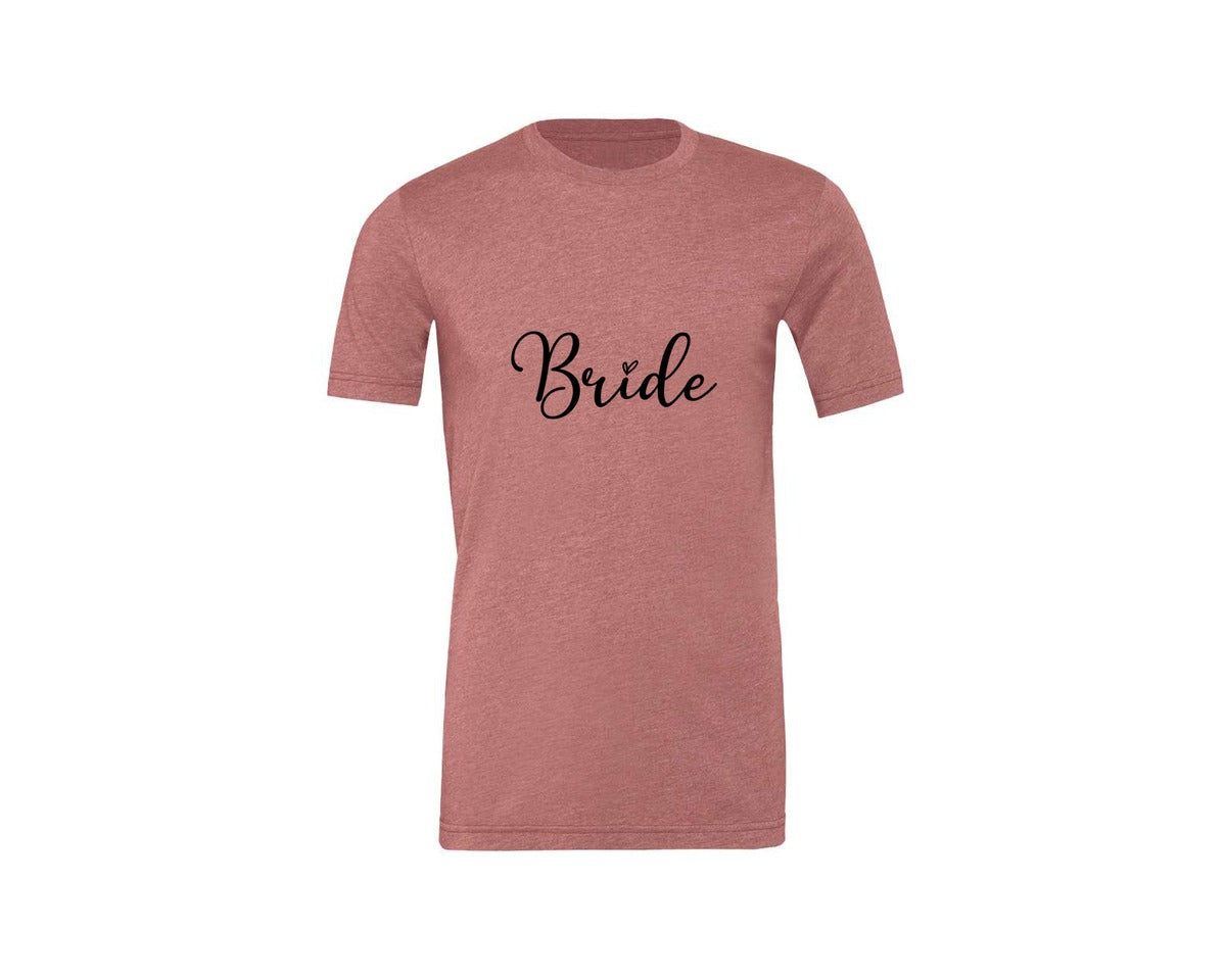 brand:Generic|color:Heather Mauve|Bride Wedding 2 Graphic T-Shirt
