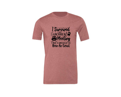brand:Generic|color:Heather Mauve|Funny Office Coffee Mug 2 Graphic T-Shirt