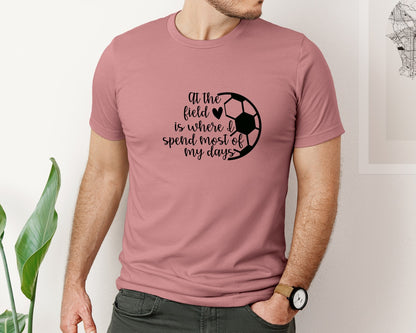 brand:Bella Canvas|color:Heather Mauve|Hockey Mom 13 Graphic T-Shirt