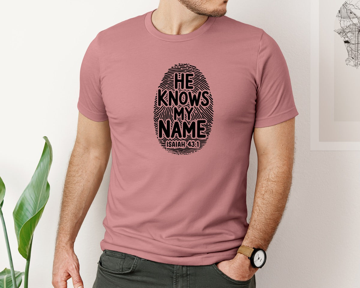 brand:Bella Canvas|color:Heather Mauve|Religious Graphic T-Shirt