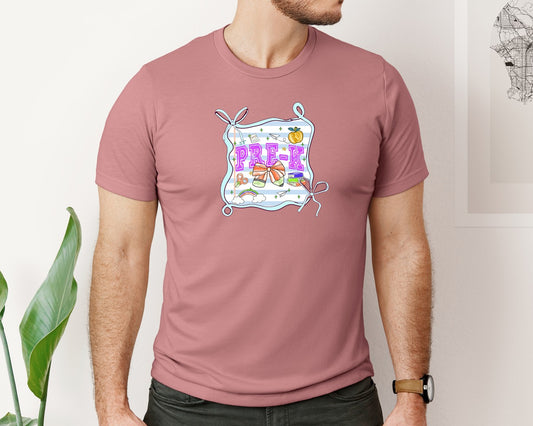 Pre K Back To Schoo Kindergarten Graphic T-Shirt
