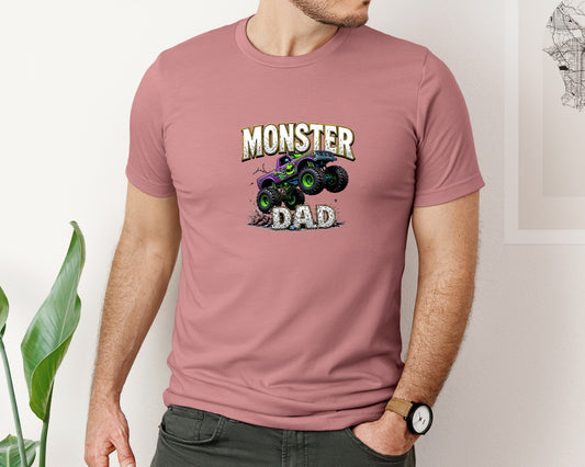 Fathers Day Monster Truck T Shirtdesign Graphic T-Shirt