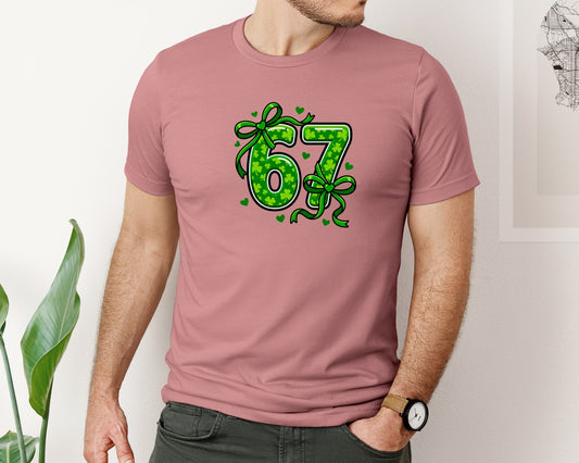 Trendy Lucky 67 St Patricks Graphic T-Shirt