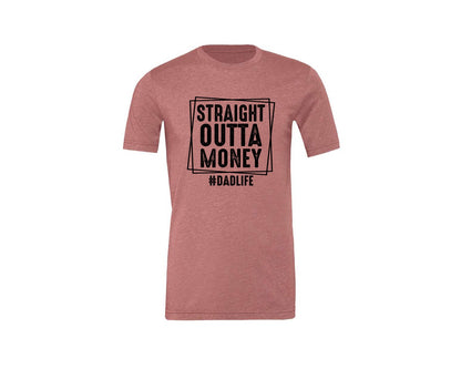 brand:Generic|color:Heather Mauve|Dad Fathers Day 5 Graphic T-Shirt