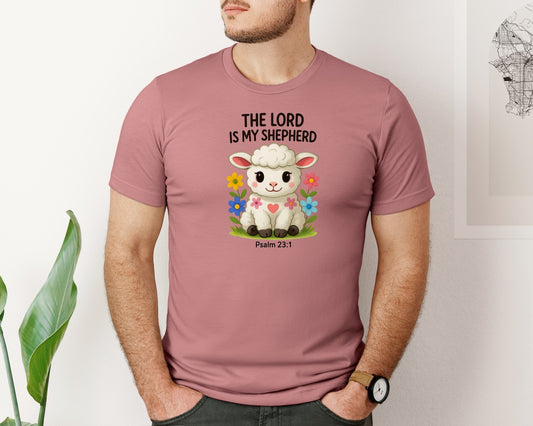 Christian Designs Cute Sheep Graphic T-Shirt