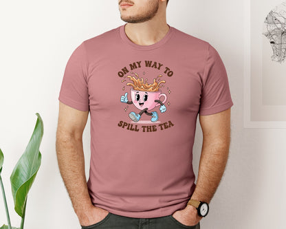 brand:Bella Canvas|color:Heather Mauve|Trending 17 Graphic T-Shirt