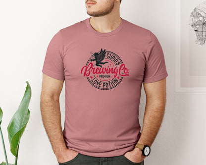 brand:Bella Canvas|color:Heather Mauve|Cupids Brewing Co 5 Graphic T-Shirt
