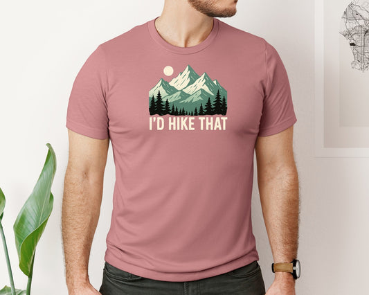 Retro Mountain Adventure Hiking 2 Graphic T-Shirt