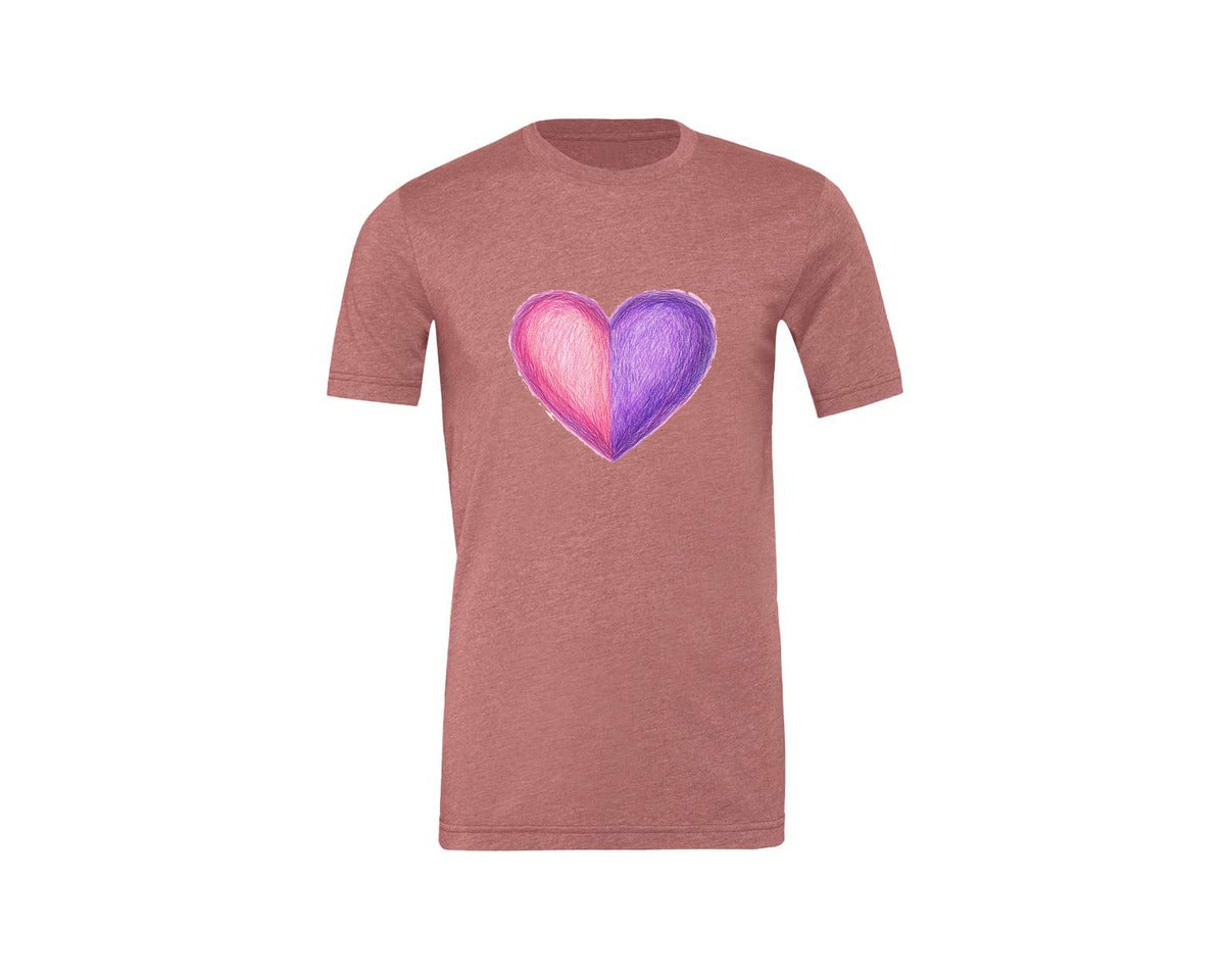 brand:Generic|color:Heather Mauve|Fear Not For I Am With You Pngcross Graphic T-Shirt