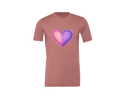 brand:Generic|color:Heather Mauve|Fear Not For I Am With You Pngcross Graphic T-Shirt