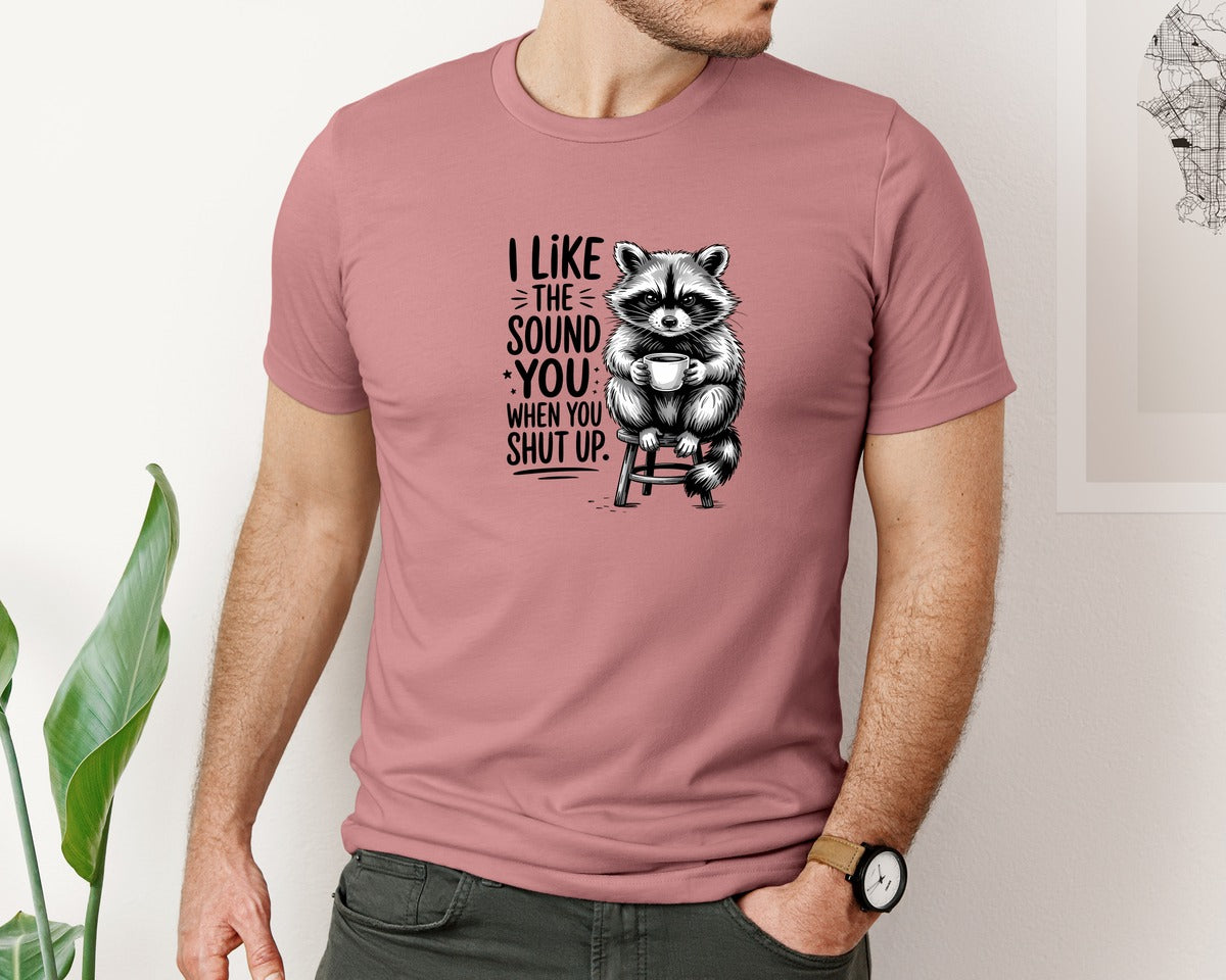 brand:Bella Canvas|color:Heather Mauve|Funny Cat Sarcastic T Shirt Design Graphic T-Shirt