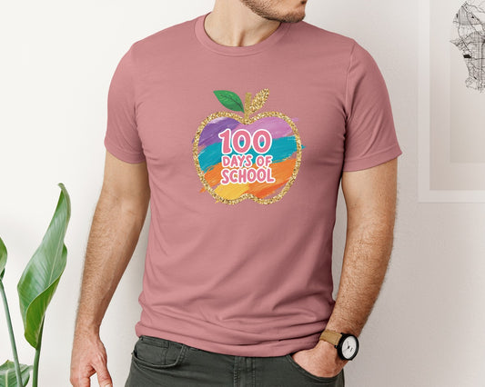 100 Days Of School Teacher 100 Days 2 Graphic T-Shirt