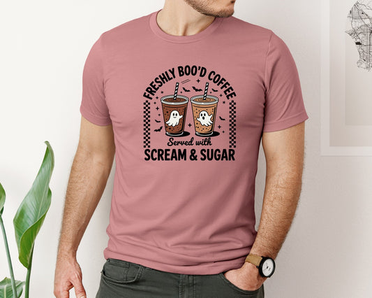 Funny Halloween Coffee Quote Graphic T-Shirt