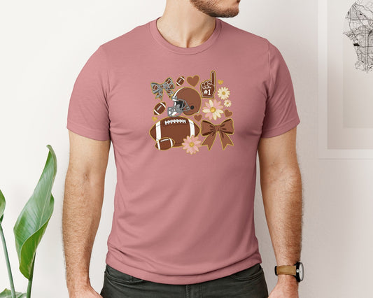 Football Mama Game Day 2 Graphic T-Shirt