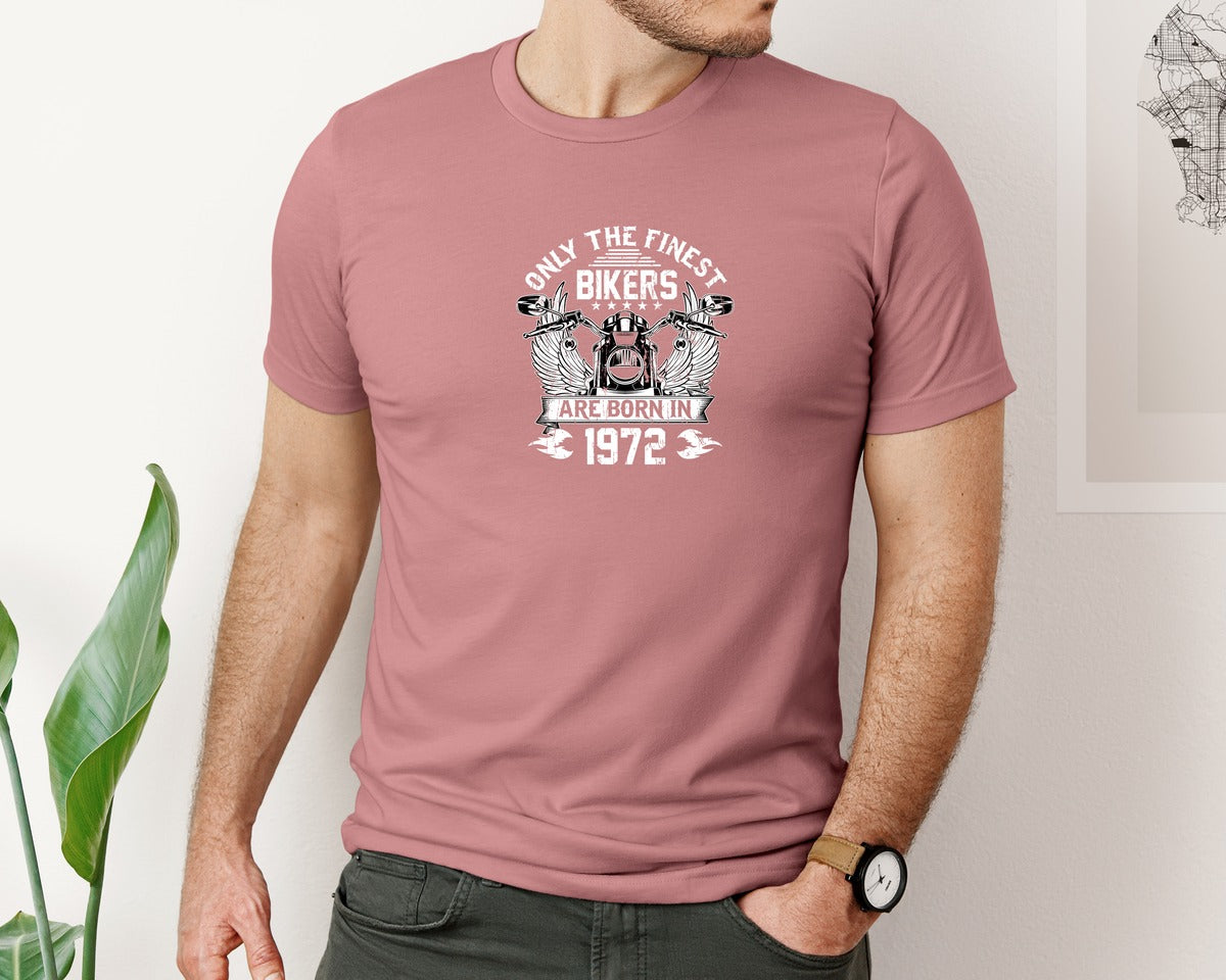 brand:Bella Canvas|color:Heather Mauve|Motorcycle T Shirt Design 88 Graphic T-Shirt