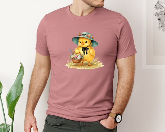 Vintage Easter Chick Graphic T-Shirt