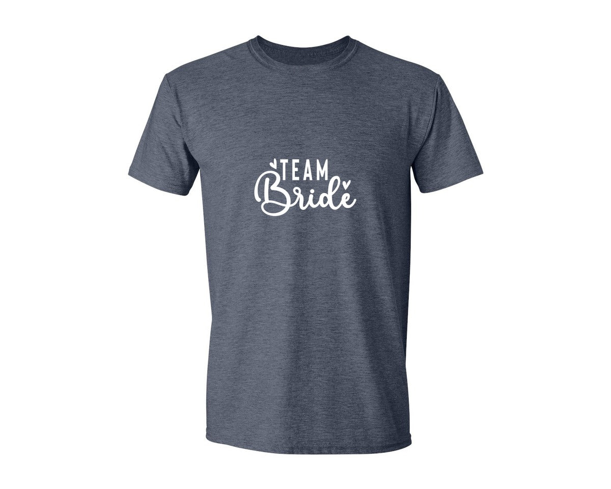 brand:Generic|color:Heather Navy|Team Bride Bride 2 Graphic T-Shirt
