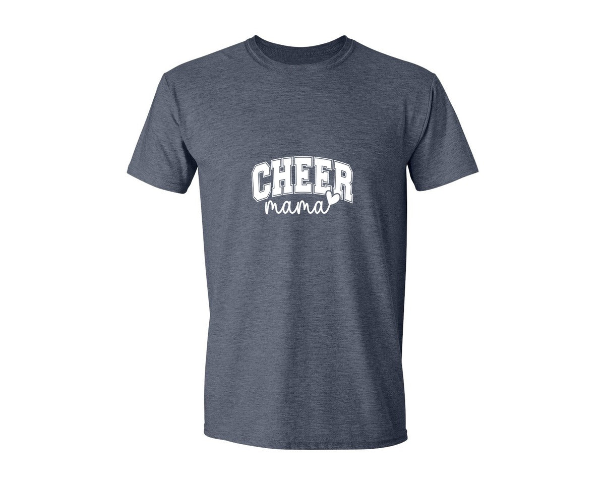 brand:Generic|color:Heather Navy|Cheer Mama Cheer Mom 2 Graphic T-Shirt