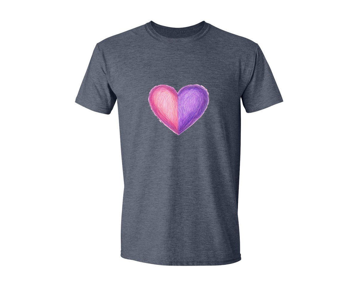 brand:Generic|color:Heather Navy|Fear Not For I Am With You Pngcross Graphic T-Shirt