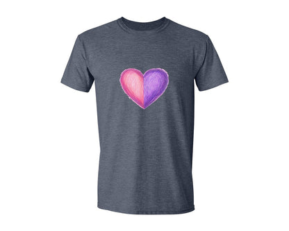 brand:Generic|color:Heather Navy|Fear Not For I Am With You Pngcross Graphic T-Shirt