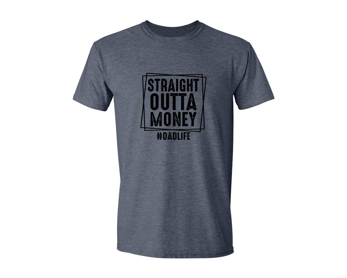 brand:Generic|color:Heather Navy|Dad Fathers Day 5 Graphic T-Shirt