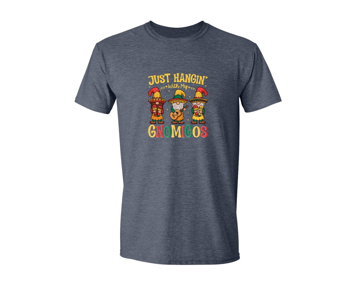 brand:Generic|color:Heather Navy|Gnomigos Cinco De Mayo Tshirt Graphic T-Shirt