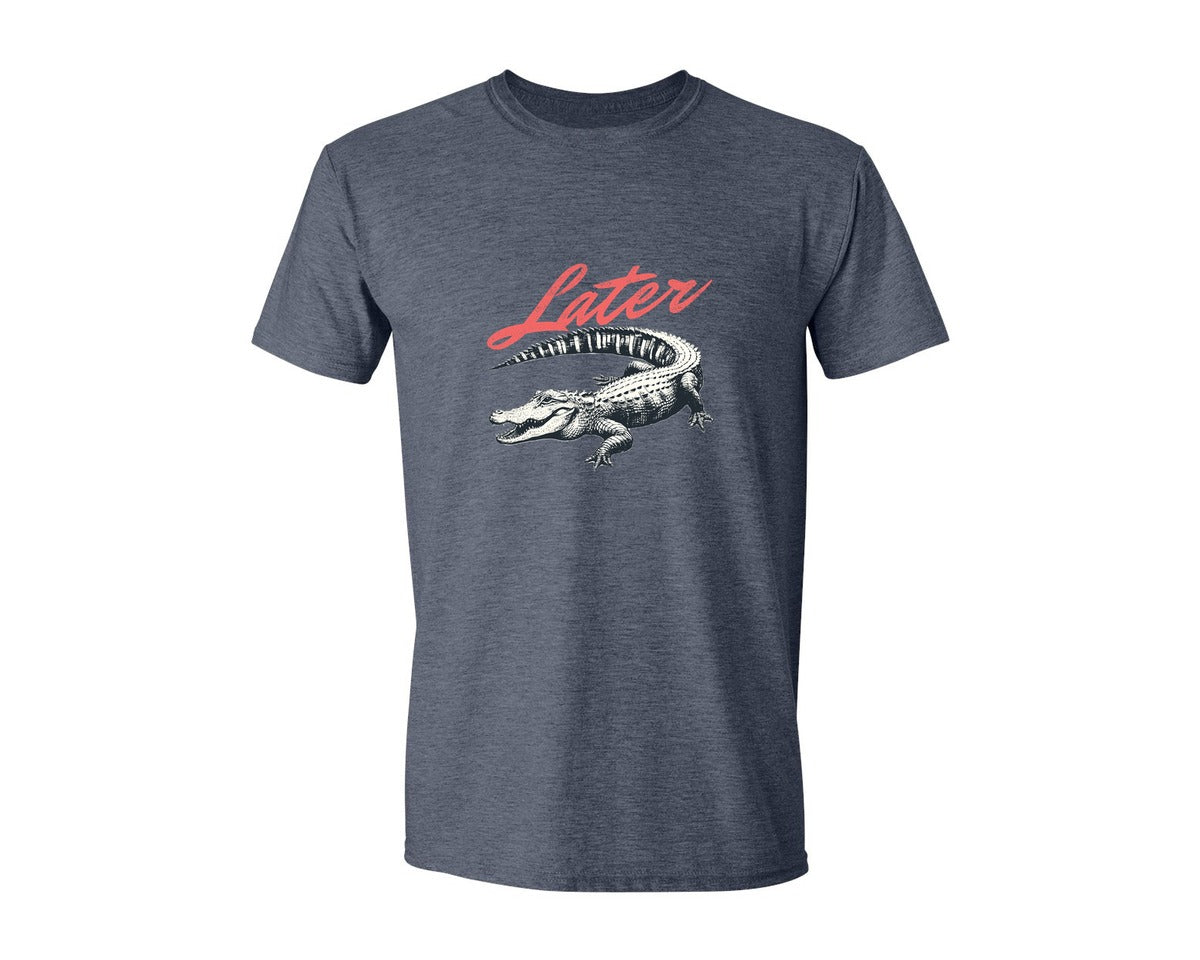 brand:Generic|color:Heather Navy|Later Gator Shirt Graphic T-Shirt