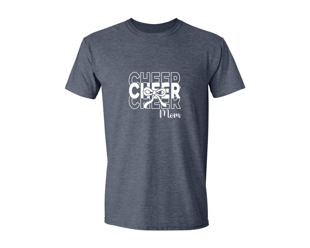 brand:Generic|color:Heather Navy|Cheer Mom Cheerleader 2 Graphic T-Shirt