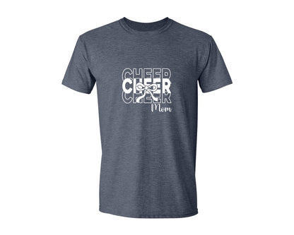 brand:Generic|color:Heather Navy|Cheer Mom Cheerleader 2 Graphic T-Shirt
