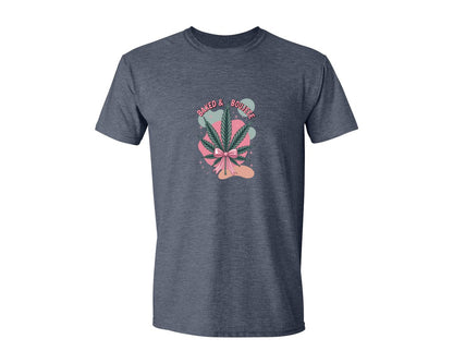 brand:Generic|color:Heather Navy|Baked Boujee Funny 3 Graphic T-Shirt